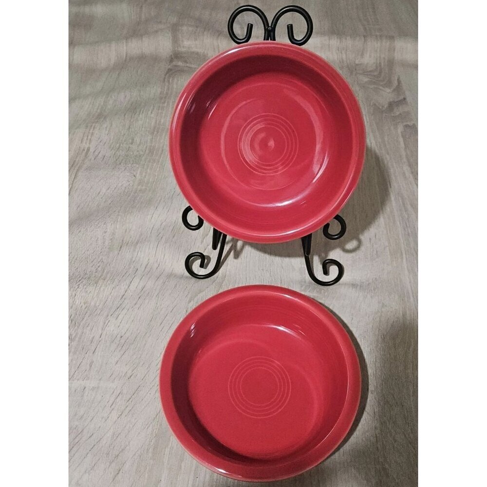 Lot Of 2 Homer Laughlin Fiesta Cereal Sup Bowls